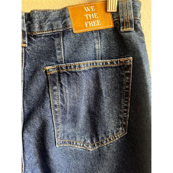 New We the Free by Free People CRVY Siren Low-Rise Straight Jeans - Size 27 - Picture 8 of 8